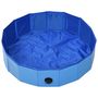 Voir la diapositive 3 : VIDAXL Piscine pliable pour chiens Bleu 80x20 cm PVC