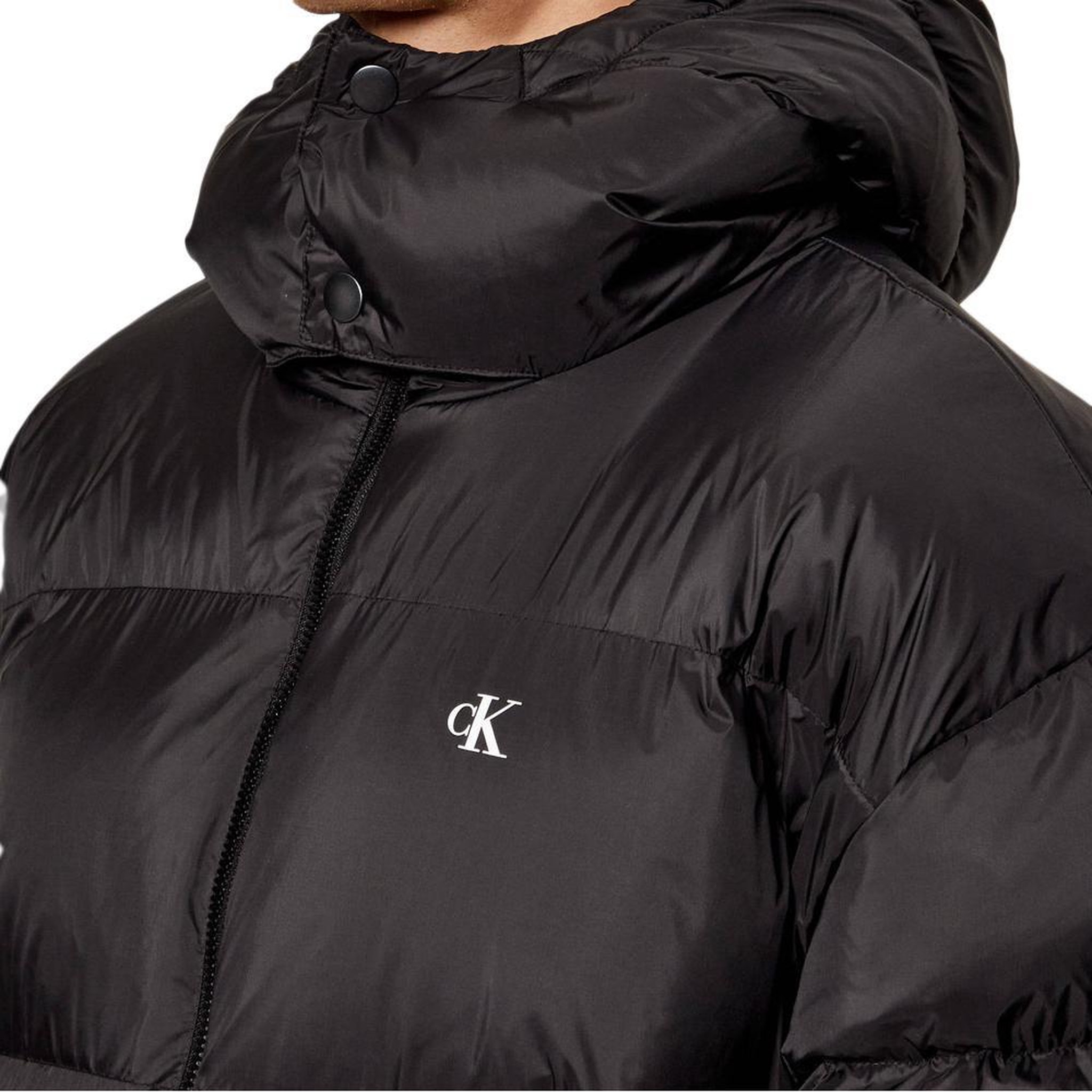 Voir la diapositive 3 : CALVIN KLEIN JEANS Doudoune noire homme calvin klein jeans lv04rd518g