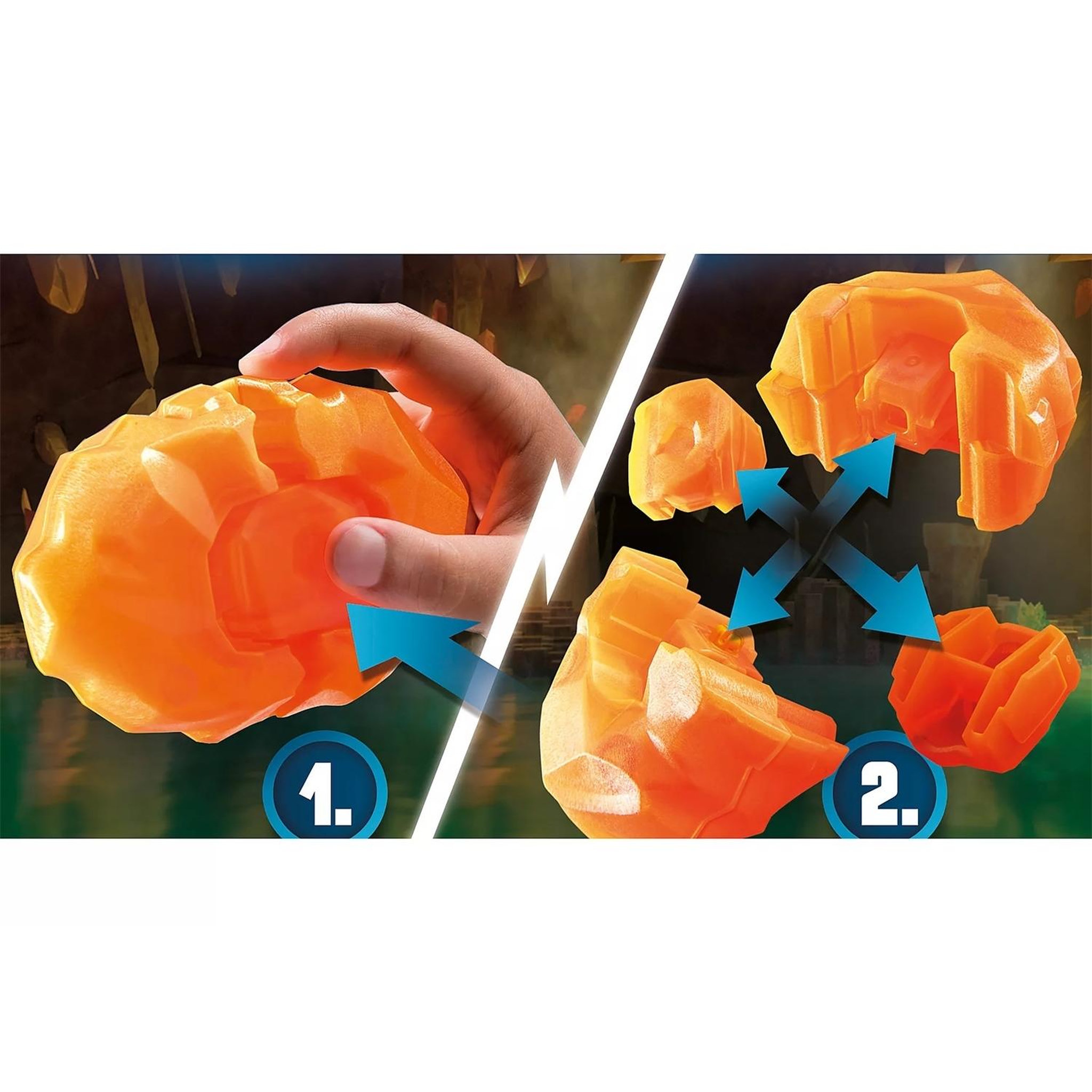Voir la diapositive 4 : PLAYMOBIL Dragons The Nine Realms - Plowhorn et D'Angelo