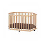 Voir la diapositive 1 : TISSI Parc bébé pliant en hetre massif naturel 84 x 143 x 75 cm
