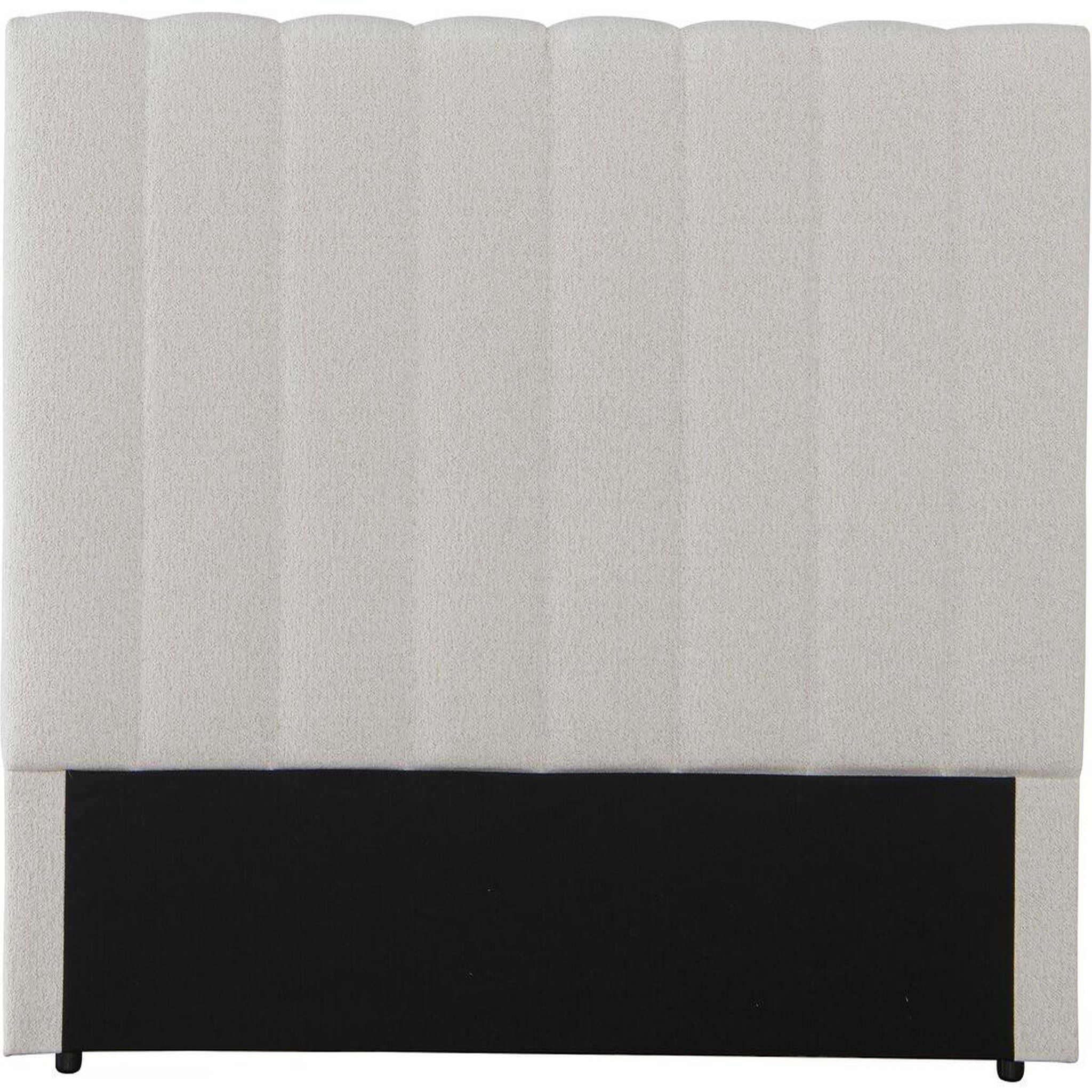 Habitat et Jardin Tête de lit en tissu texturé  val thorens  - beige - 140 cm