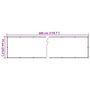 Voir la diapositive 6 : VIDAXL Ecran d'intimite de balcon creme 300x75 cm PVC