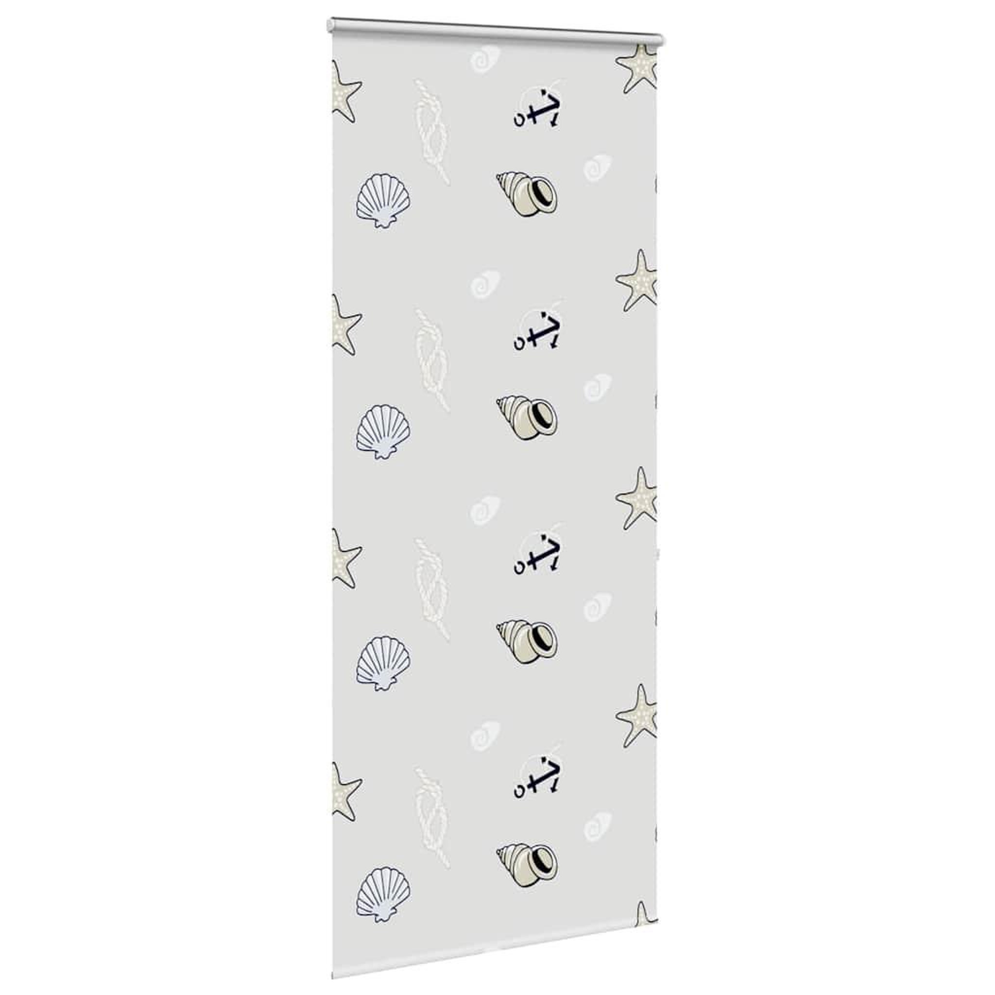 Voir la diapositive 3 : VIDAXL Store enrouleur de douche avec cassette largeur du tissu 86 cm