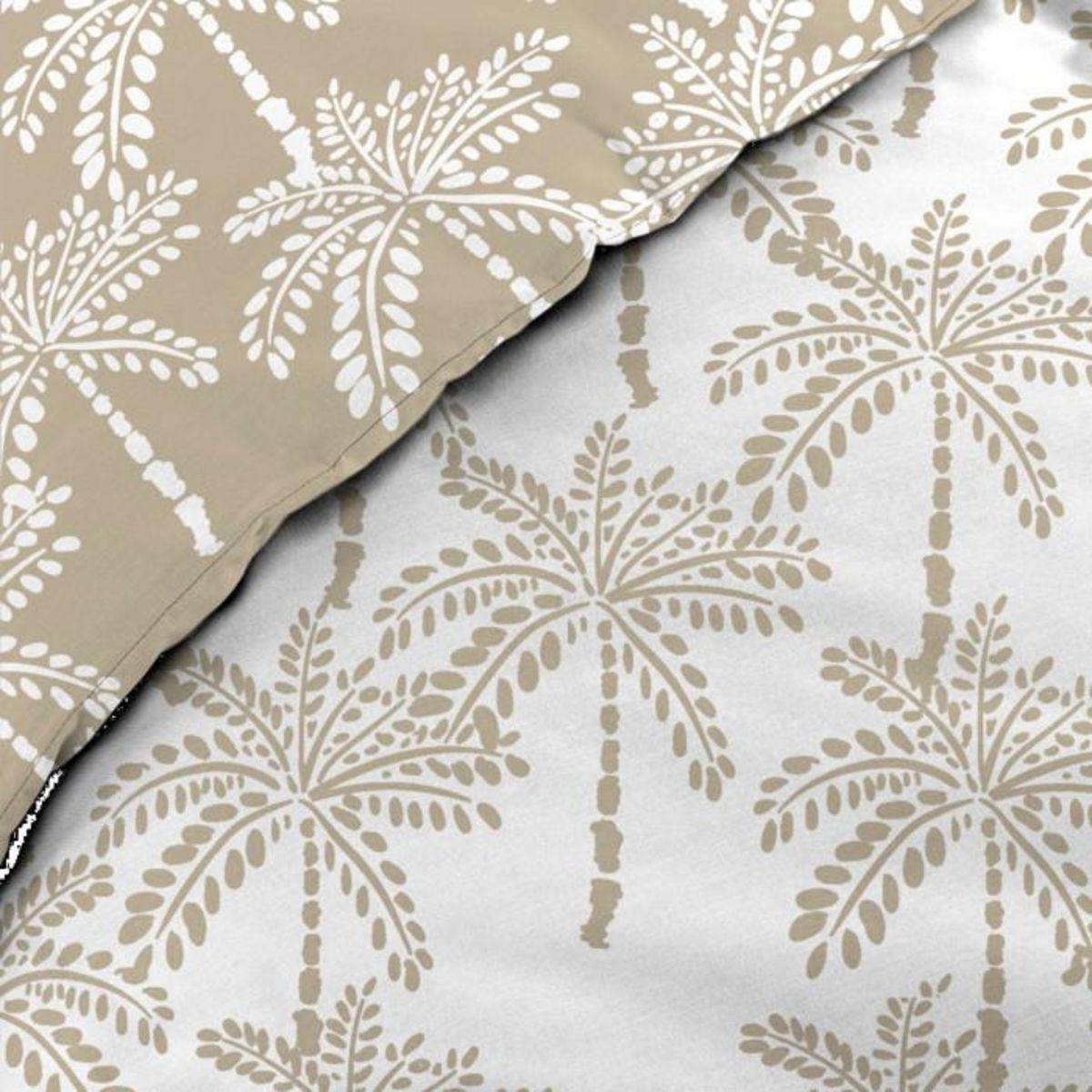 Paris Prix Parure de Lit 3 Pièces  Oliana  260x240cm Beige