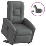 Voir la diapositive 1 : VIDAXL Fauteuil inclinable electrique gris fonce tissu