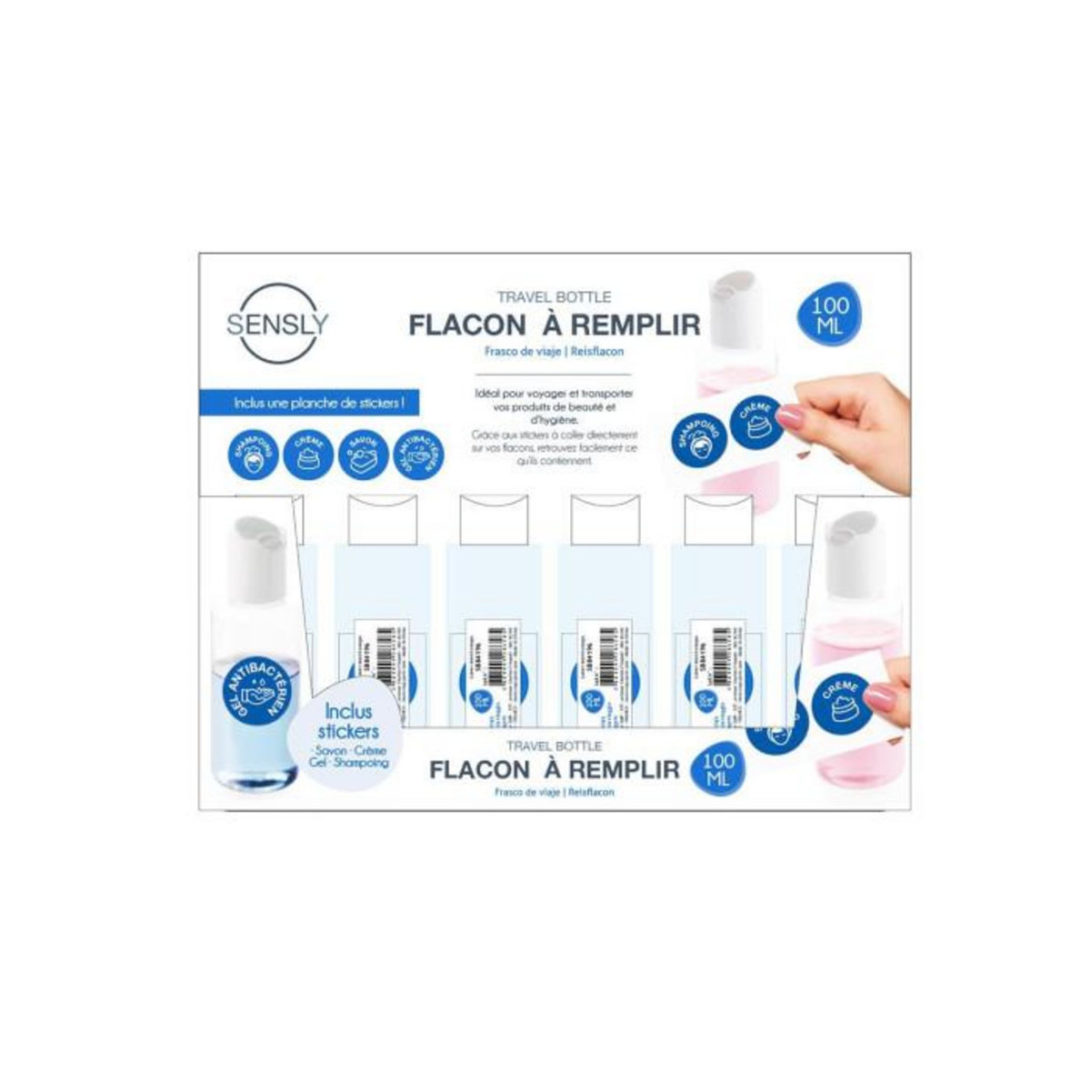 Paris Prix Flacon  Bec Verseur  100ml Transparent