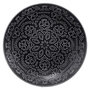 Voir la diapositive 1 : SECRET DE GOURMET Lot de 6 Assiettes Plates  Midnight Garden  26cm Noir