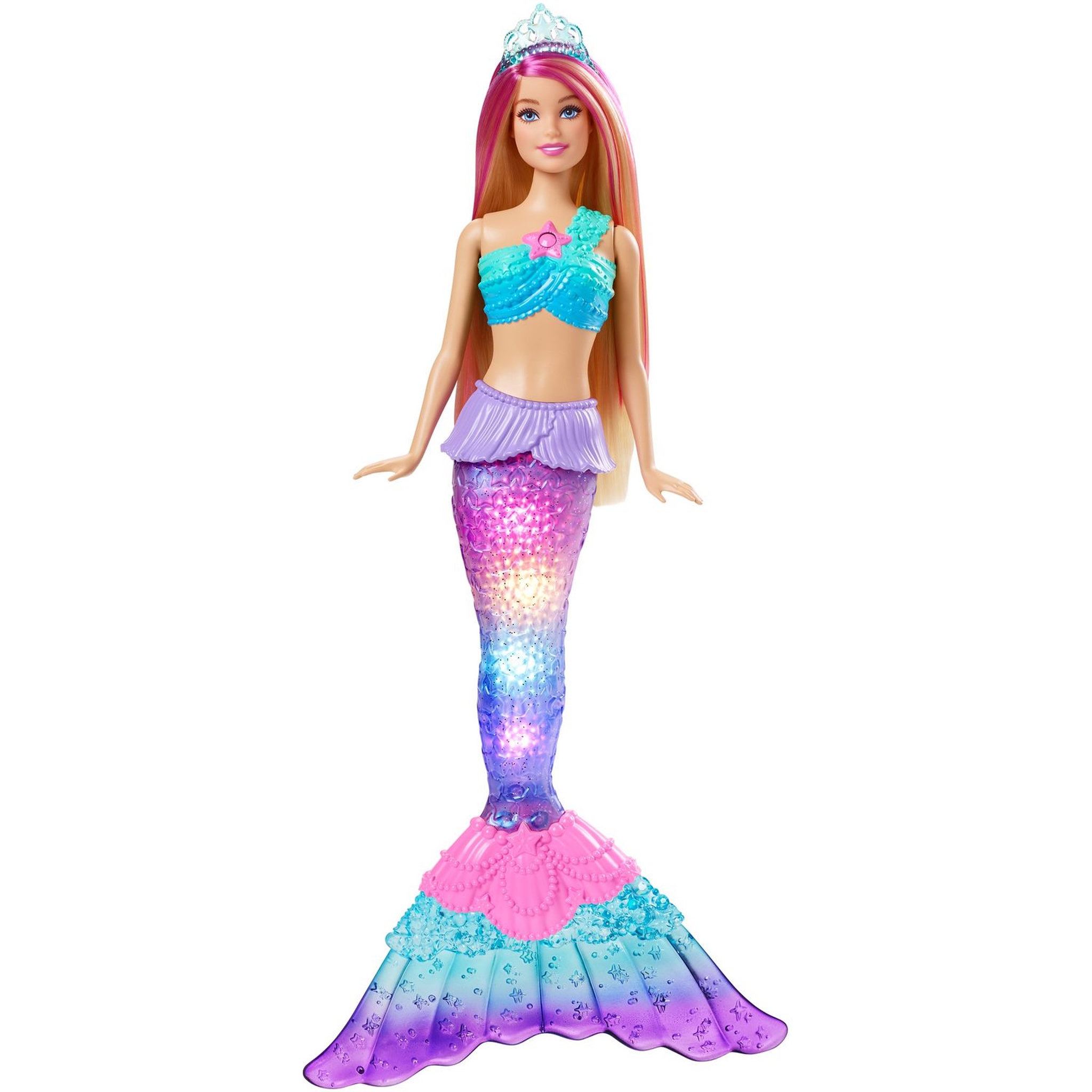 BARBIE Poupée mannequin Barbie Sirène Lumière de rêve