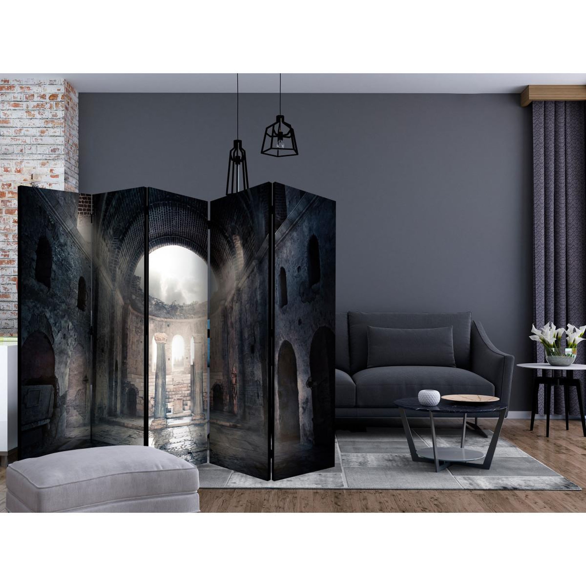 Voir la diapositive 2 : Paris Prix Paravent 5 volets  chamber of secrets  172x225cm