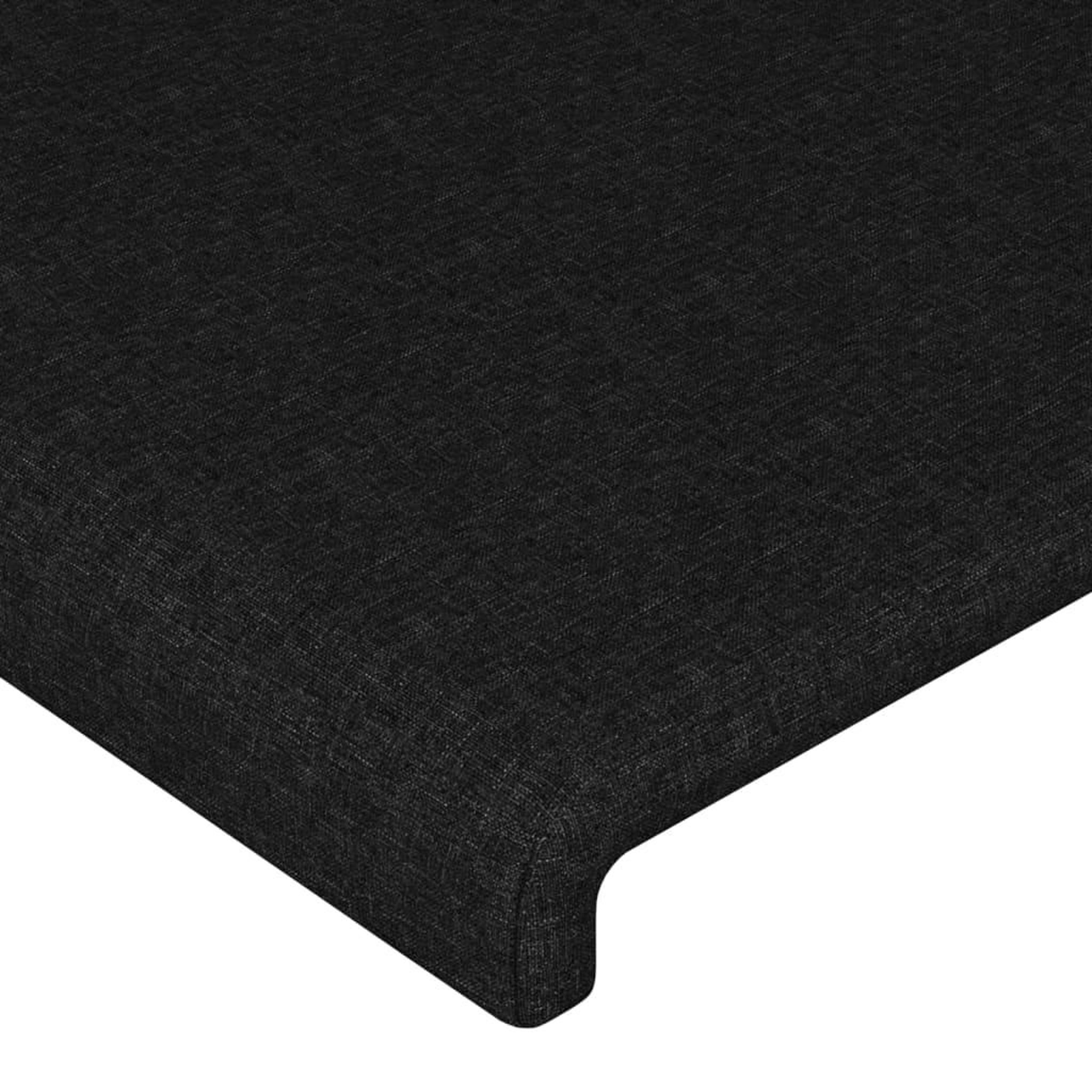 Voir la diapositive 5 : VIDAXL Tete de lit avec oreilles Noir 147x23x78/88 cm Tissu