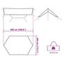Voir la diapositive 6 : VIDAXL Bache de camping vert 500x294 cm impermeable