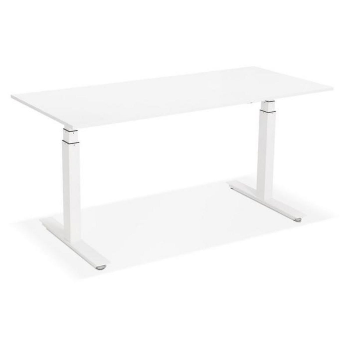 Paris Prix Bureau Design Réglable  Électrique  160cm Blanc