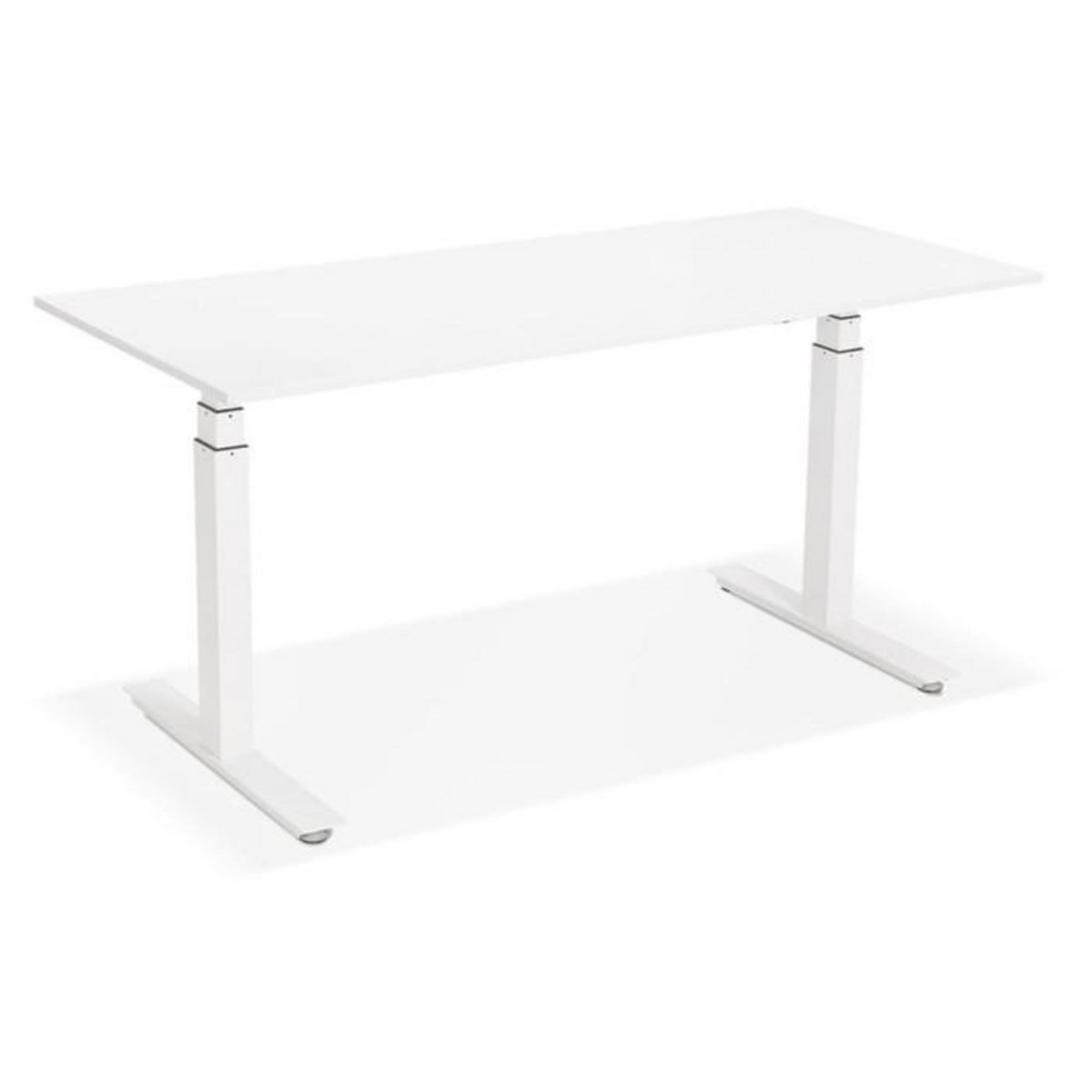Paris Prix Bureau Design Réglable  Électrique  160cm Blanc