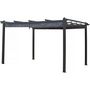 Voir la diapositive 1 : Habitat et Jardin Pergola en aluminium avec toit rétractable - 3 x 4 m - Gris anthracite