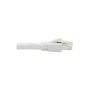 Voir la diapositive 3 : Eaton Câble Ethernet 0.91M Droit CAT8 Blanc