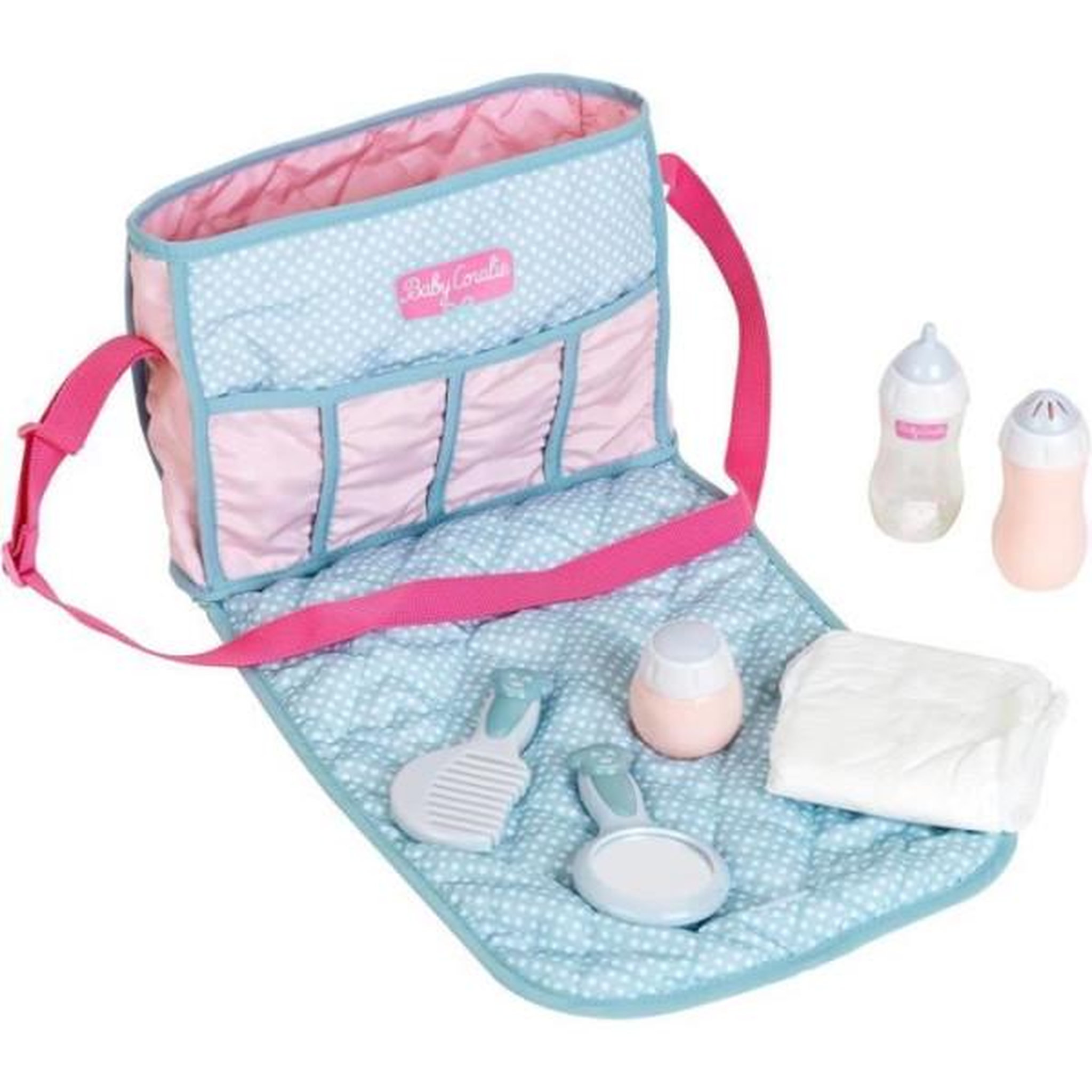 Klein Sac a langer pour poupons Princess Coralie - KLEIN - 7 accessoires de puériculture inclus