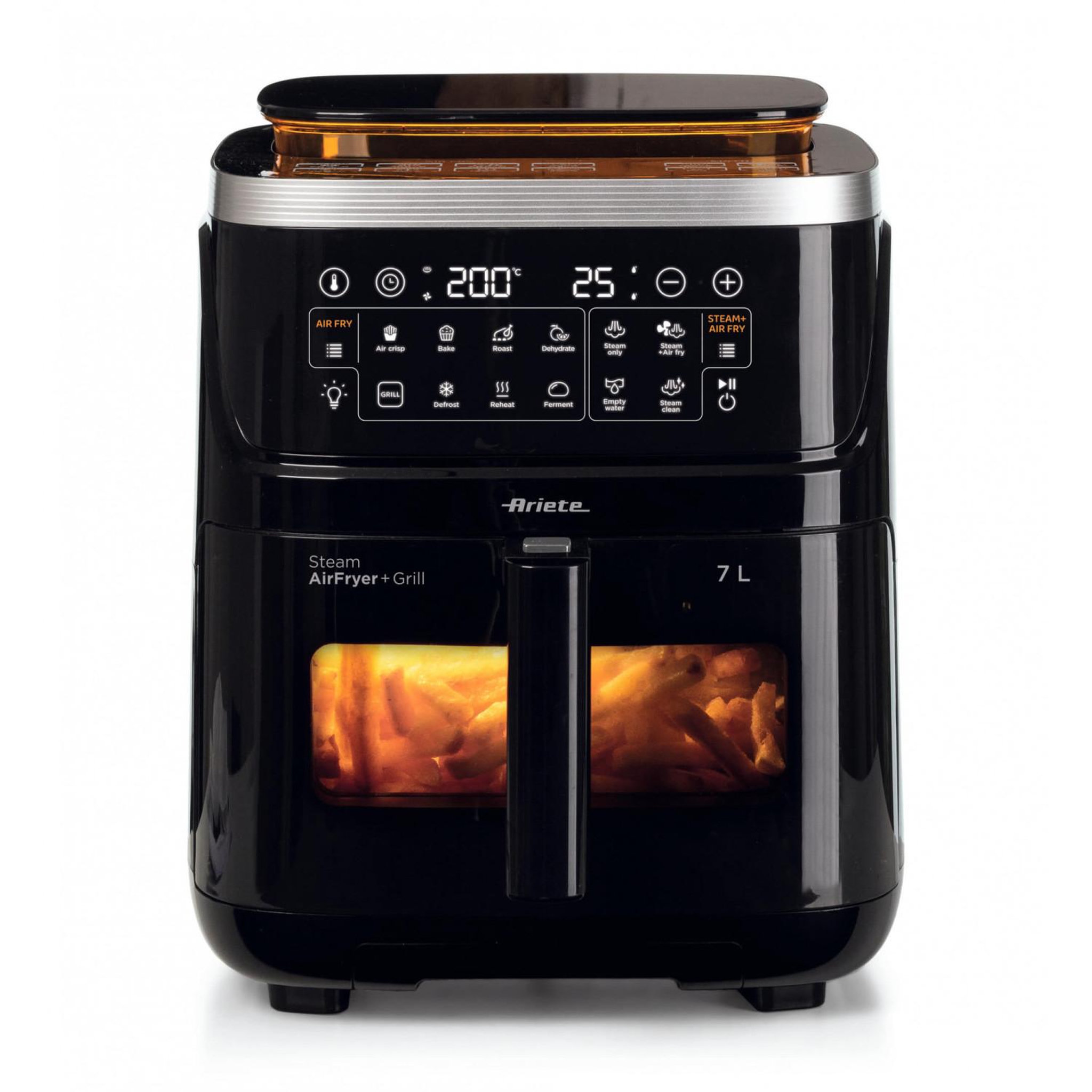 Voir la diapositive 2 : ARIETE Friteuse à air Ariete 4636/00 Noir 7L 1700W