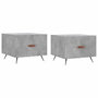 Voir la diapositive 2 : VIDAXL Tables basses 2 pcs gris beton 50x50x40 cm bois d'ingenierie