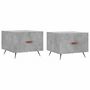 Voir la diapositive 2 : VIDAXL Tables basses 2 pcs gris beton 50x50x40 cm bois d'ingenierie