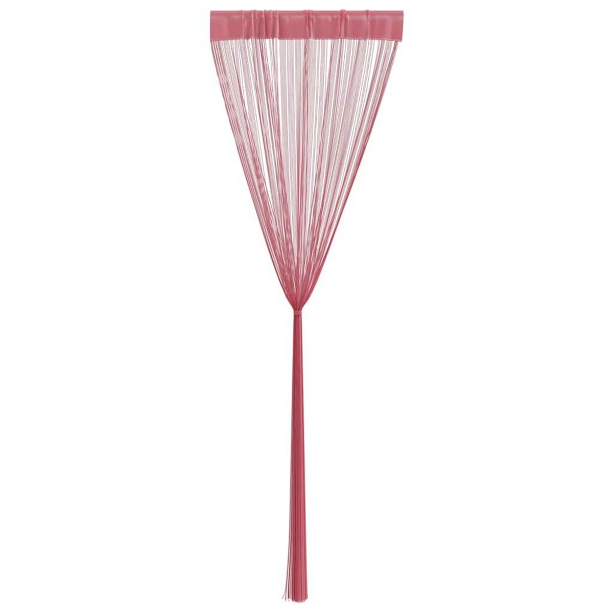 VIDAXL Rideaux a fils 2 pcs rose 100x250 cm