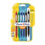 PAPERMATE  Lot de 6 stylos roller rétractable pointe moyenne InkJoy coloris assortis