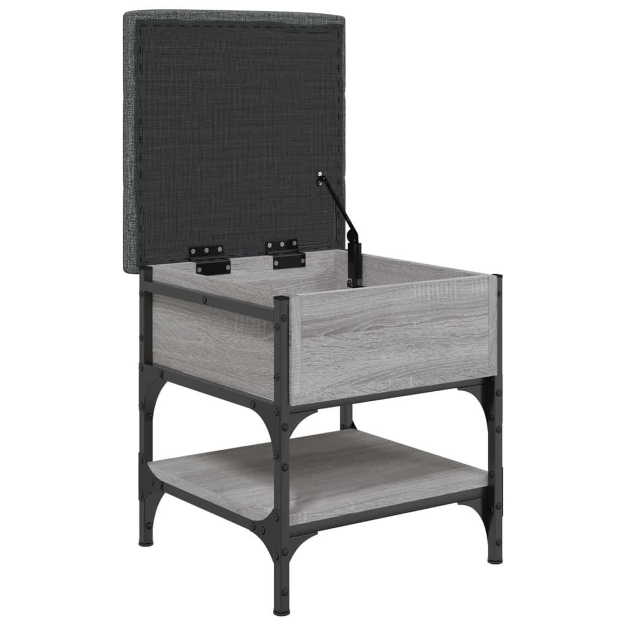 Voir la diapositive 5 : VIDAXL Banc a chaussures sonoma gris 42x42x45 cm bois d'ingenierie
