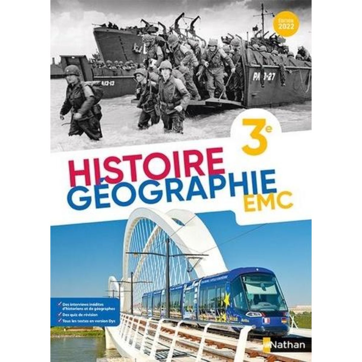 HISTOIRE-GEOGRAPHIE-EMC 3E. EDITION 2022, Hazard-Tourillon Anne-Marie