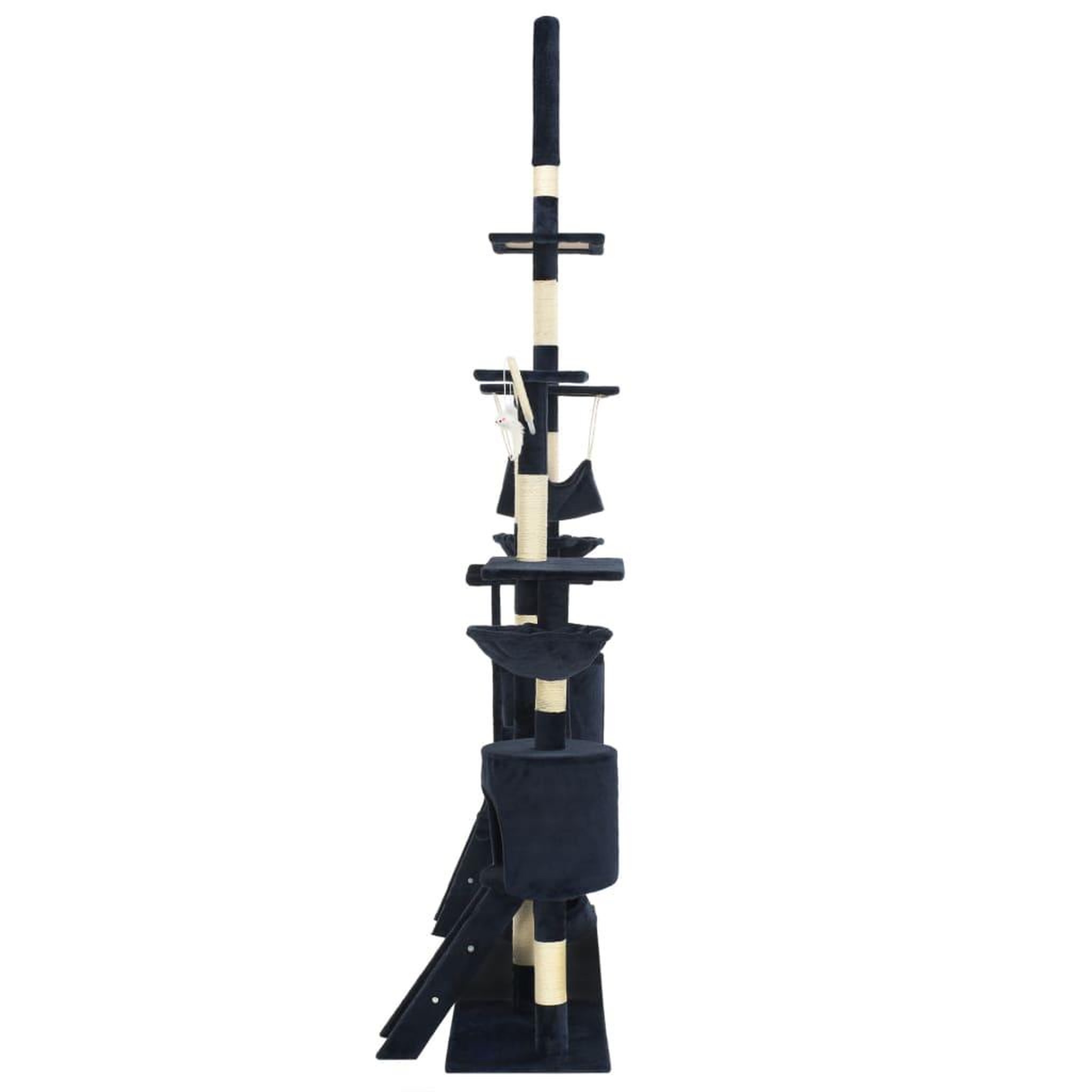 Voir la diapositive 4 : VIDAXL Arbre a chat avec griffoirs en sisal 230-250 cm Bleu