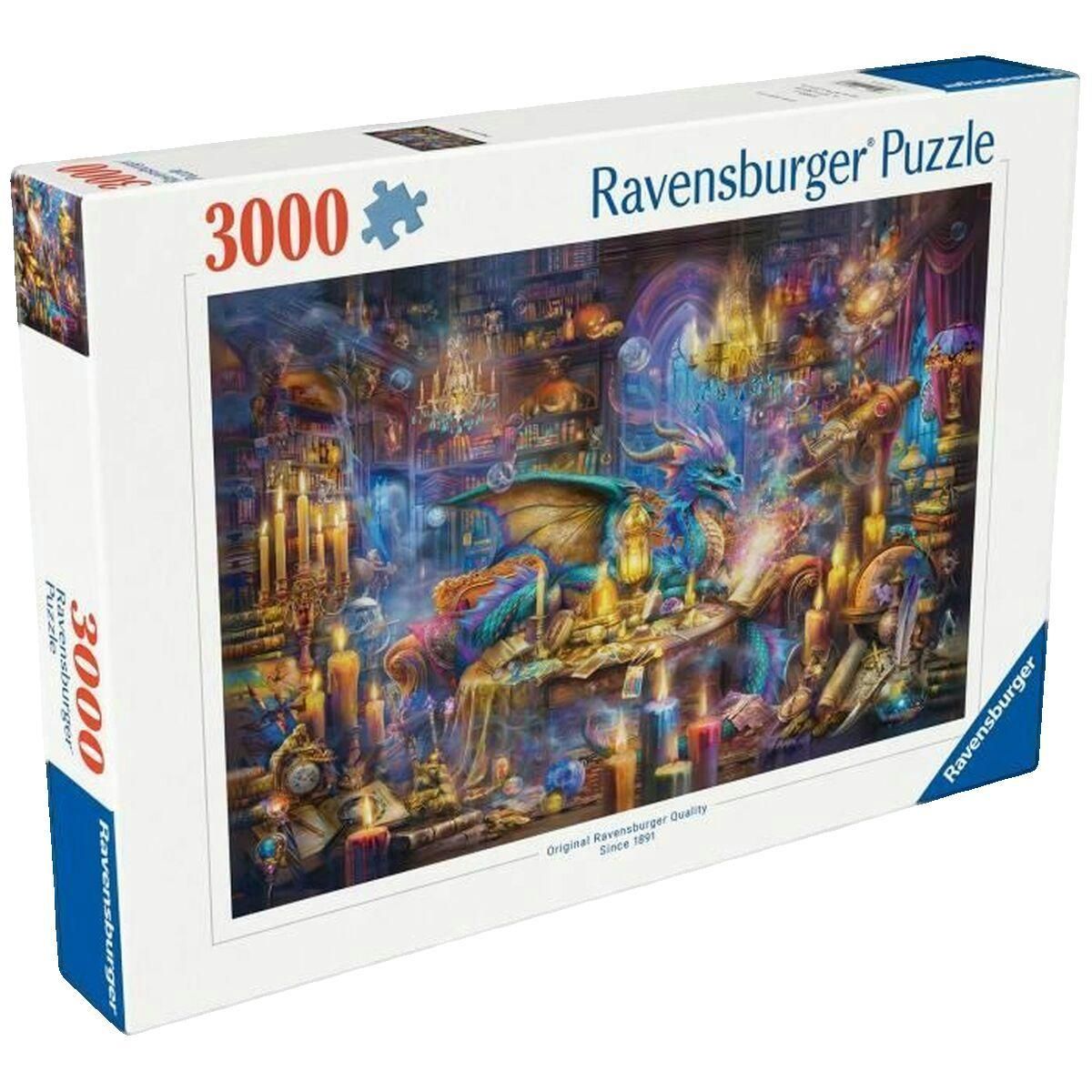 RAVENSBURGER Puzzle Ravensburger Bibliothèque du Dragon 3000 pièces