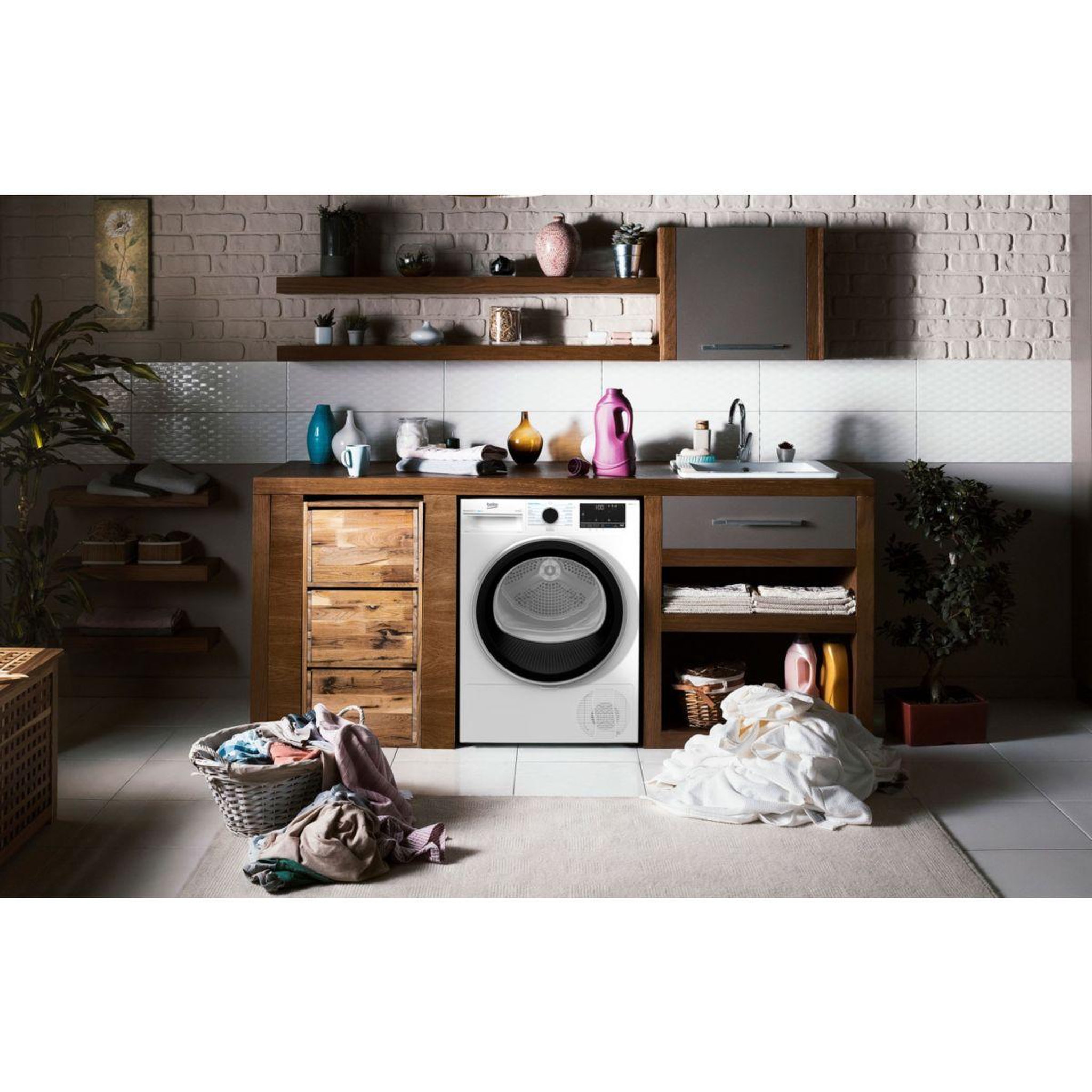 Voir la diapositive 5 : Beko Sèche linge pompe à chaleur B5T492409W
