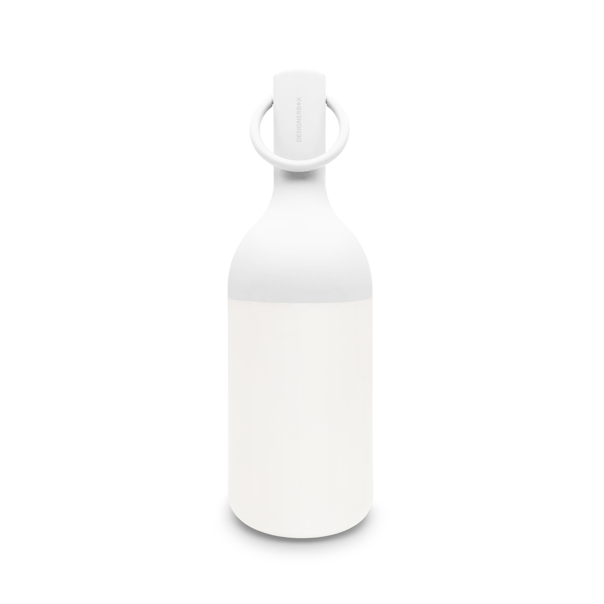 MAISON PAVANE Petite lampe nomade en plastique blanc-elo