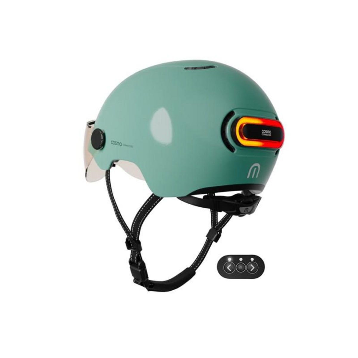 COSMO CONNECTED Casque vélo Cosmo Connected Fusion Sauge Brillant