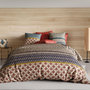 Voir la diapositive 1 : ATELIER DU COTON Housse de couette 260x240 + 2 taies Manille coton Percale 71 fils