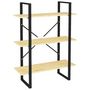 Voir la diapositive 2 : VIDAXL Bibliotheque a 3 niveaux 80x30x105 cm Bois de pin massif