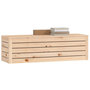 Voir la diapositive 4 : VIDAXL Boîte de rangement 109x36,5x33 cm Bois massif de pin