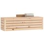Voir la diapositive 4 : VIDAXL Boîte de rangement 109x36,5x33 cm Bois massif de pin