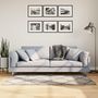 Voir la diapositive 1 : VIDAXL Tapis shaggy a poils longs moderne beige anthracite 80x150 cm