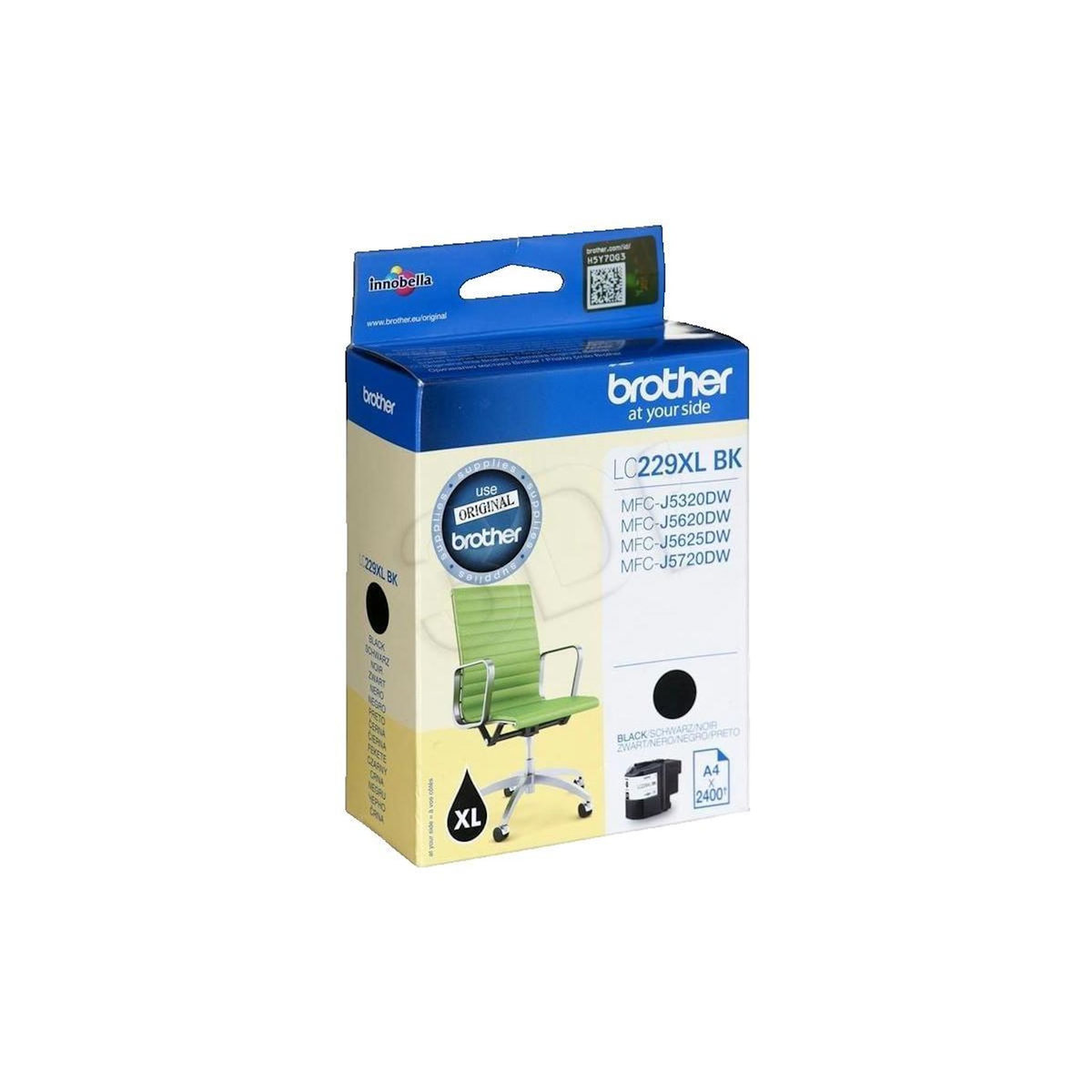 Brother Cartouche d'encre Brother LC229XLBK Noir