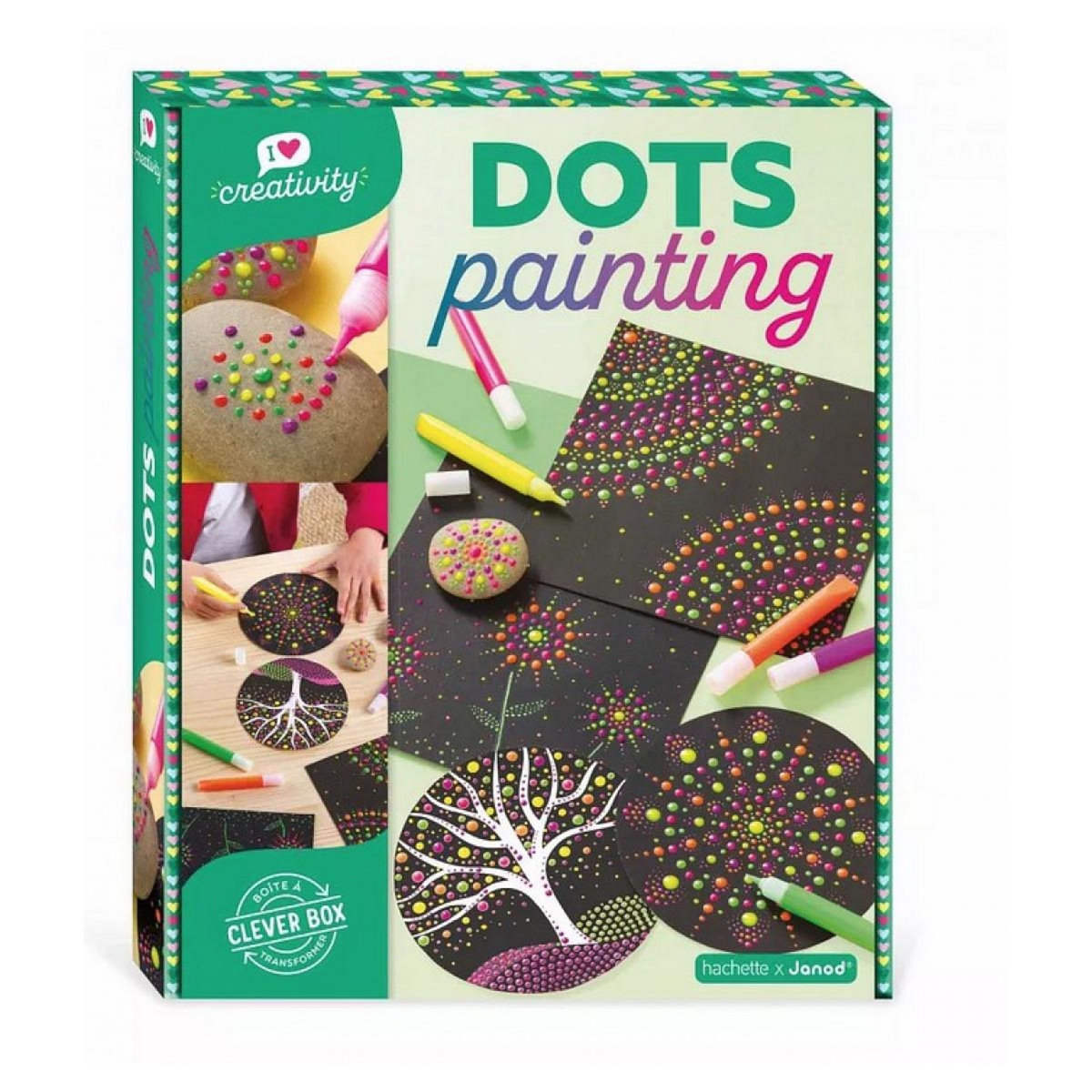 Juratoys-Janod Dots painting - Coffret creatif