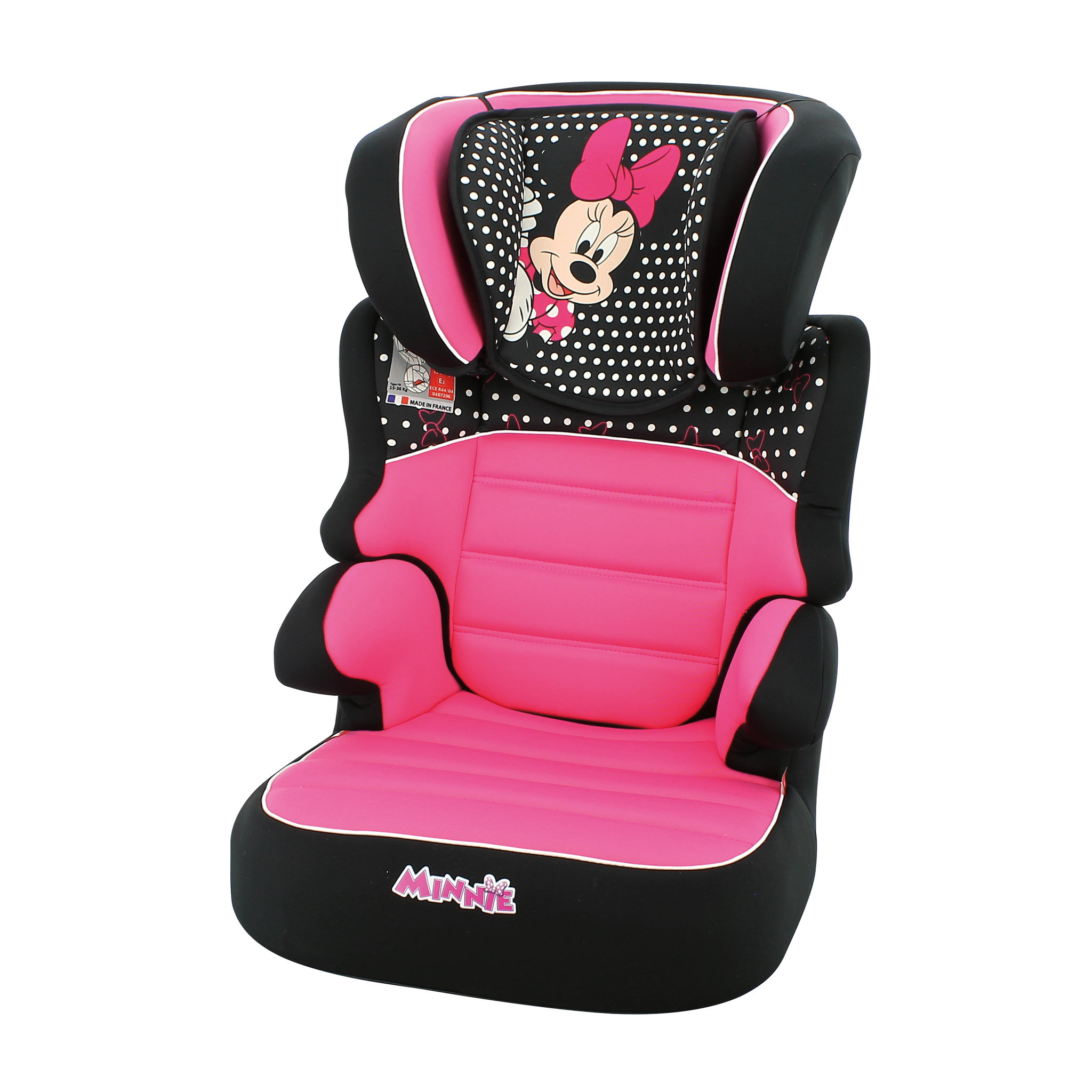 Voir la diapositive 1 : DISNEY Rehausseur auto groupe 2/3 Befix Disney Minnie