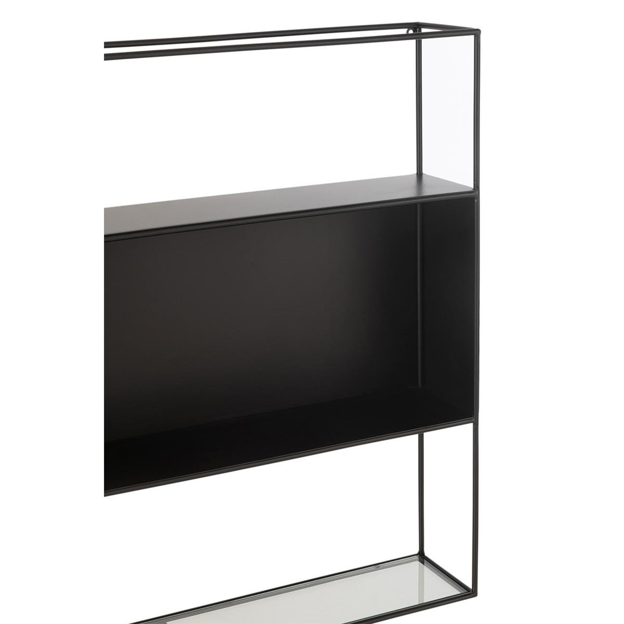 Voir la diapositive 5 : J-LINE Console en métal  maryanne  80cm noir