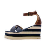 BEPPI Sandales Compensées  Jeans Femme Beppi. Coloris disponibles : Bleu