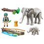 PLAYMOBIL 70324 - Family Fun - Eléphants et soigneur
