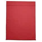 DODO Drap plat Partition Satin de coton Coloris Rouge. Coloris disponibles : Rouge