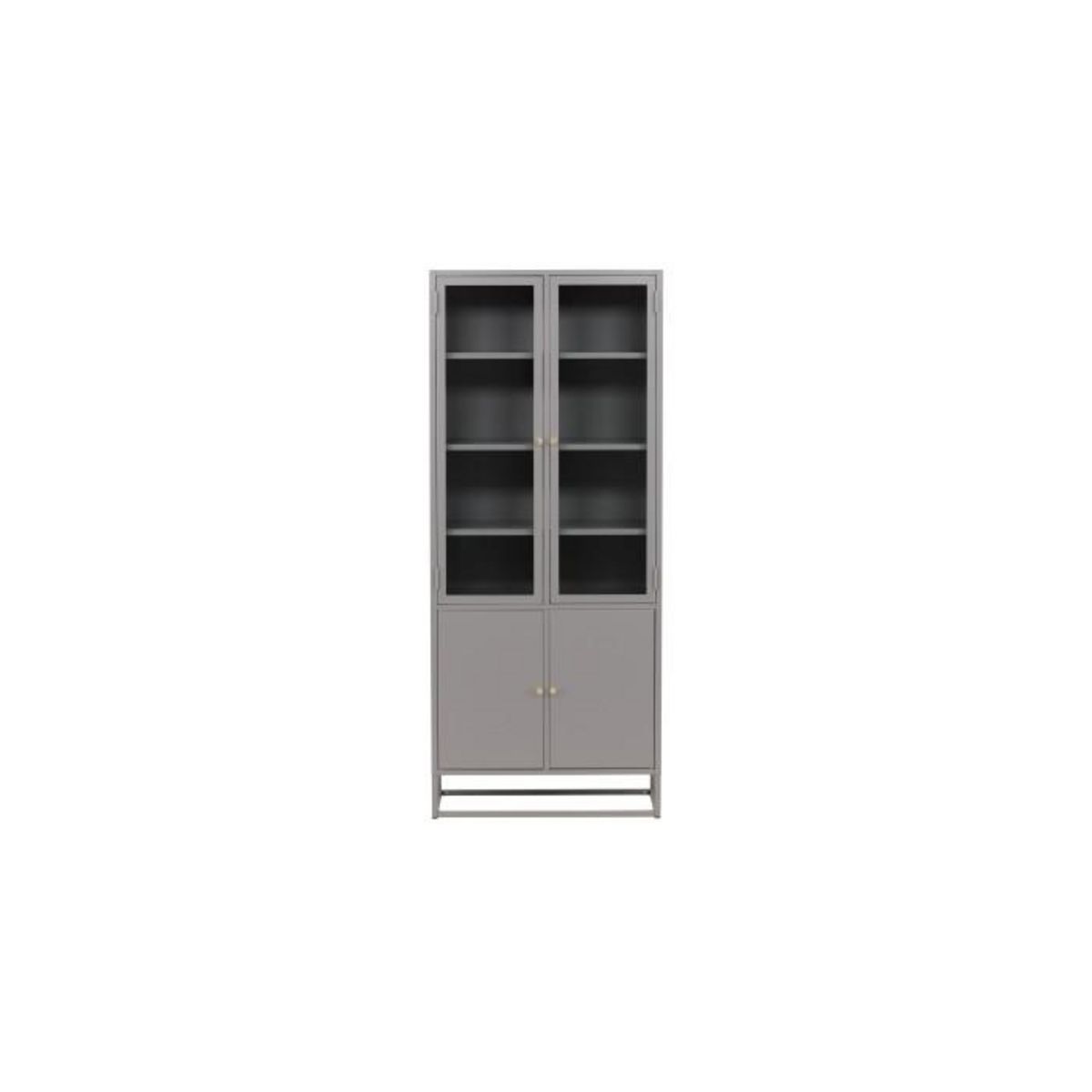 Paris Prix Vaisselier 4 Portes  Bakal  190cm Gris Clair