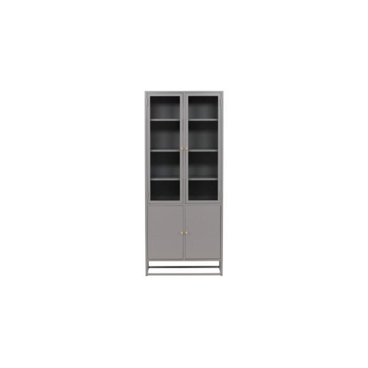 Paris Prix Vaisselier 4 Portes  Bakal  190cm Gris Clair