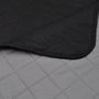 Voir la diapositive 4 : VIDAXL Couvre-lit a double face matelasse Noir/Gris 220x240 cm