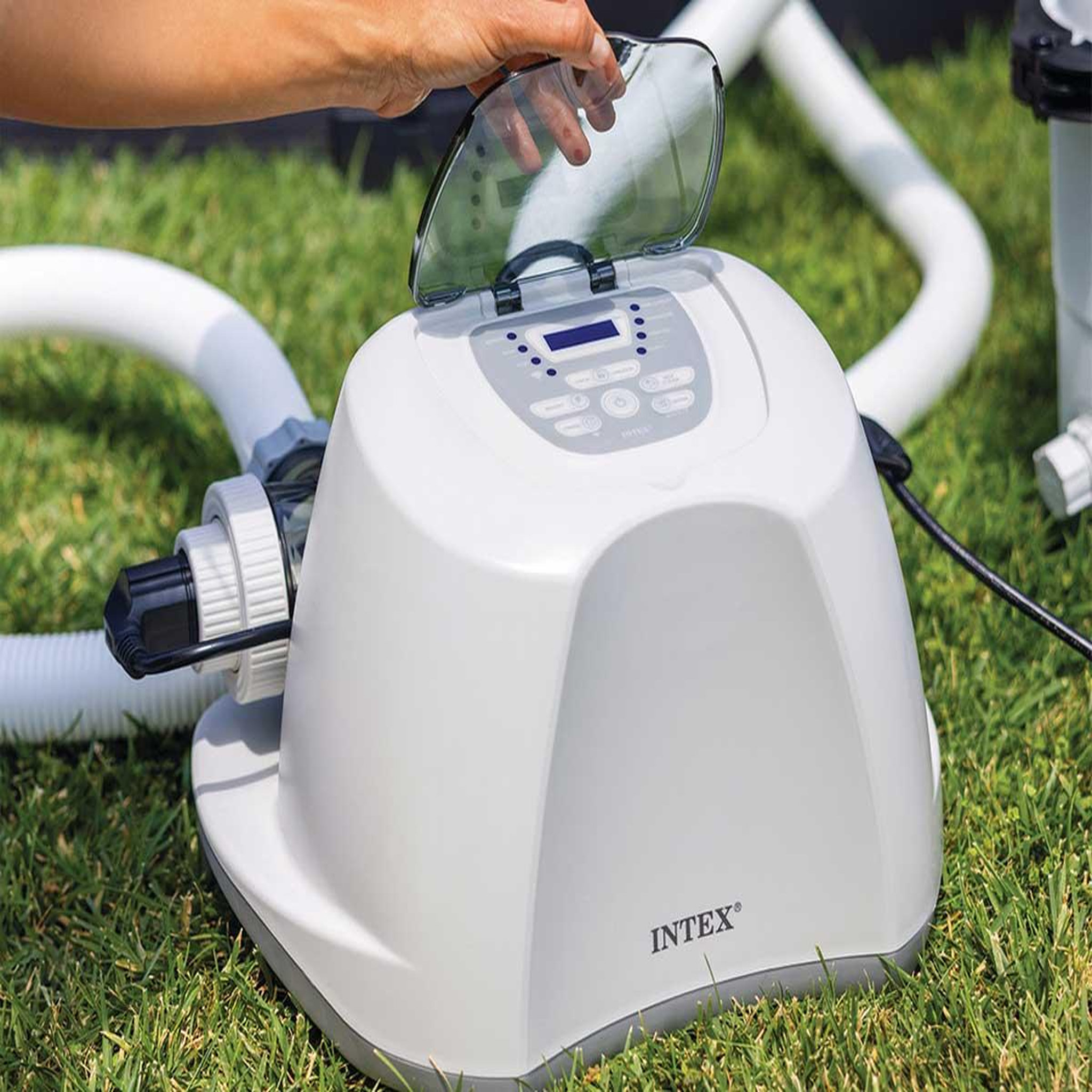 Voir la diapositive 5 : INTEX Stérilisateur au sel qs1600 plus wifi pour piscine jusqu'à 68 m³ - intex