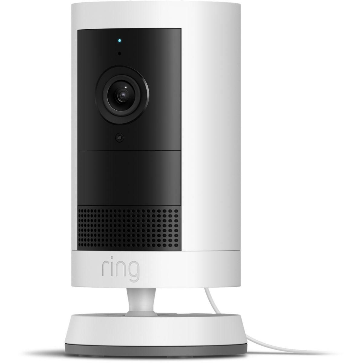 Ring Caméra de surveillance Cam Plus - Plug-in - Blanche