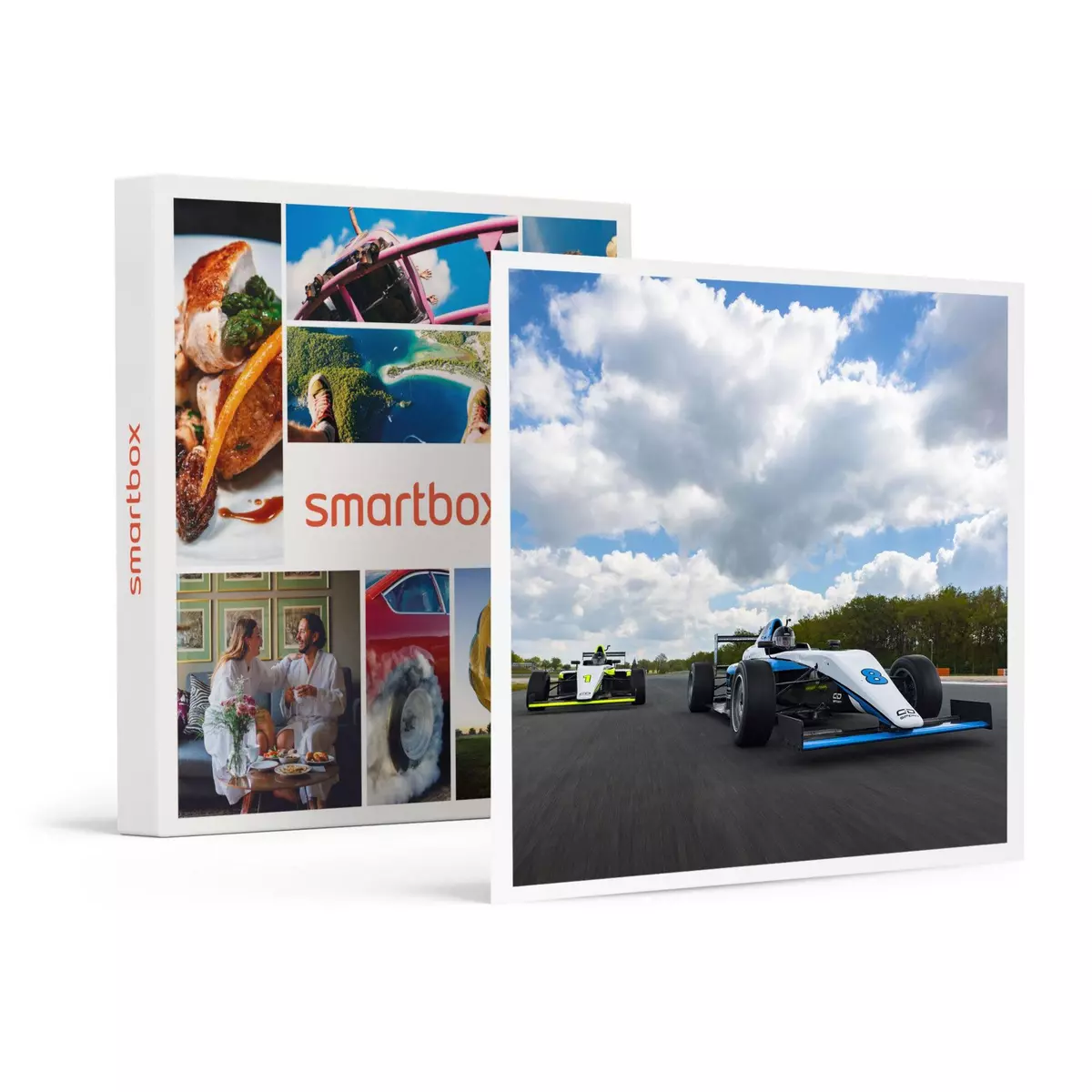 Smartbox Stage de pilotage monoplace : 7 tours sur le circuit de Pau-Arnos en Formule 4 Tatuus - Coffret Cadeau Sport & Aventure